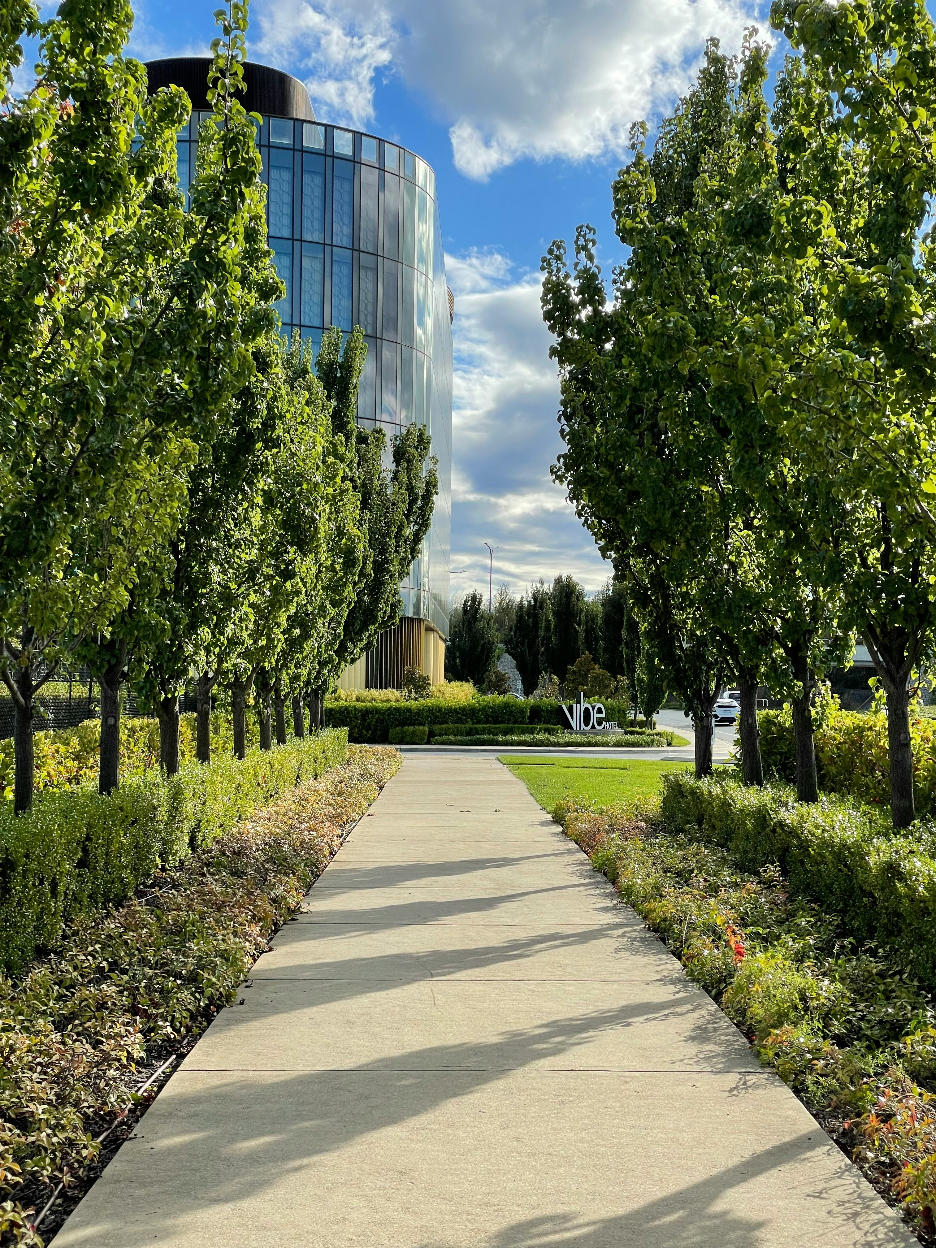 Canberra parklands — clean, green pathways